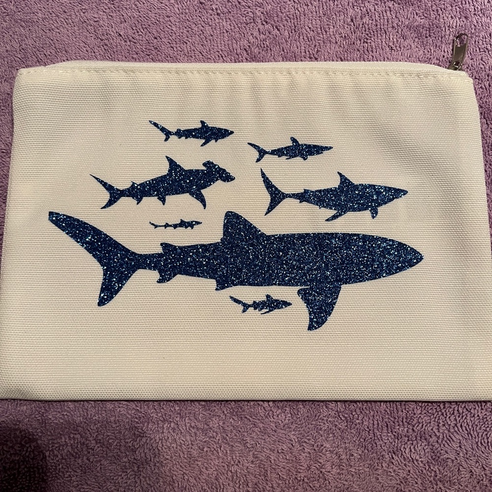 Cricut cosmetic bag custom made.